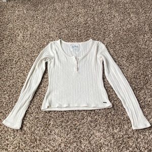Size XS white Hollister top